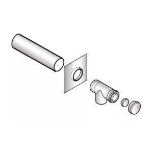 Набор для подсоединения котла De Dietrich 80/125 мм PPS/ALU DY716