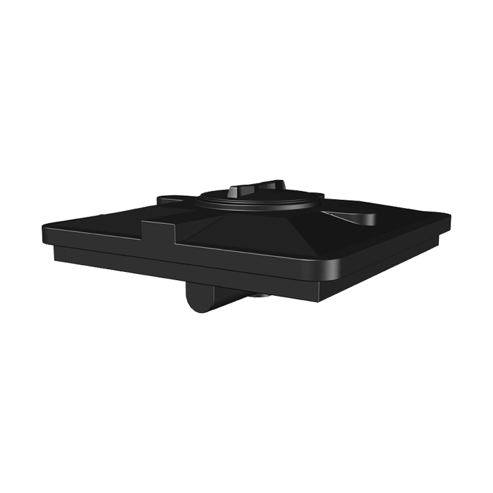 Бак для душа Акватек 120 литров (черный) 950х950х305