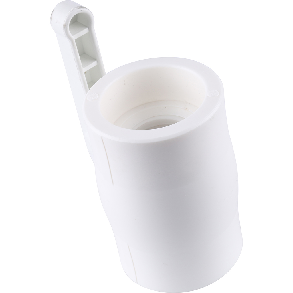 Kalde d=75 Кран шаровой для полипропиленовых труб под сварку (цвет белый)