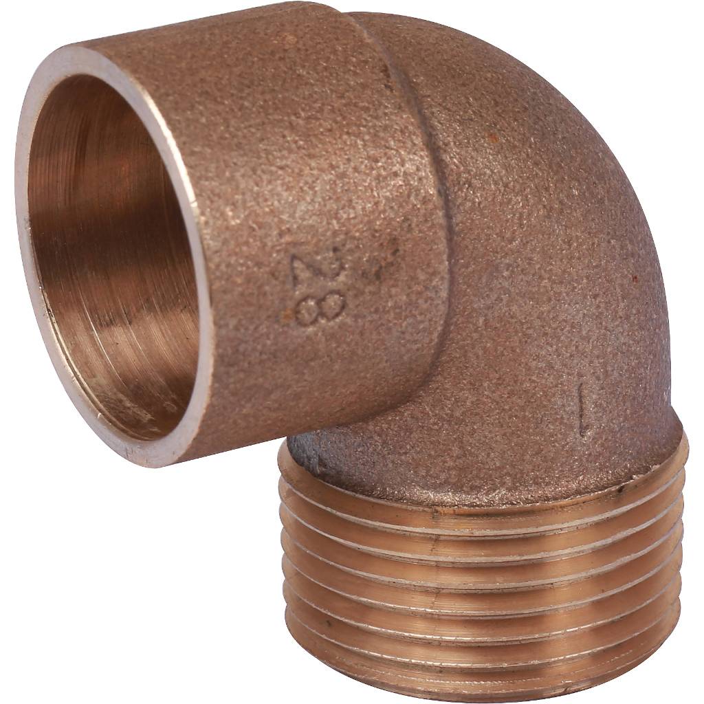 Угловой переход Sanha 28x1 ВП-НР под пайку 4092g бронза