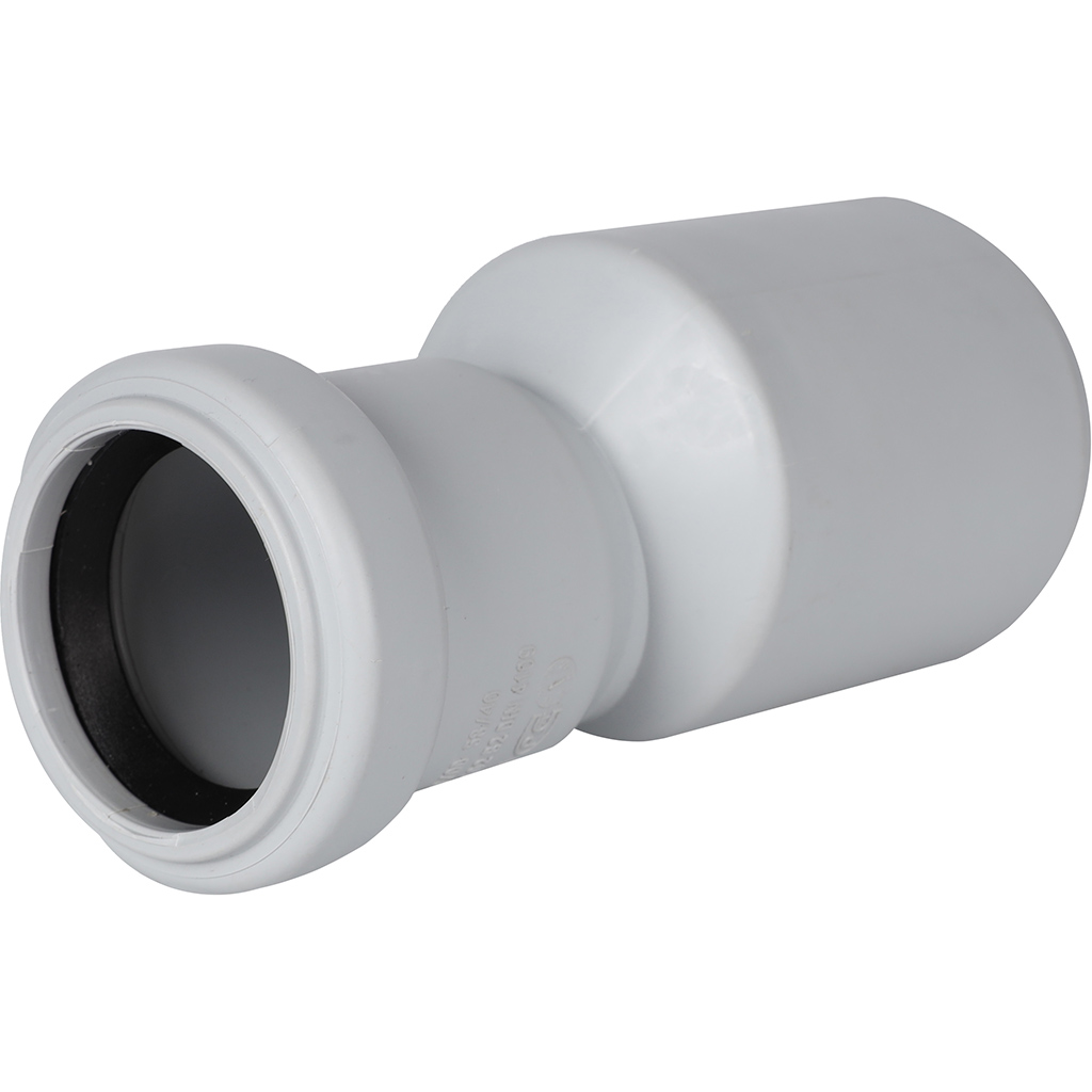 Переход STOUT 58х40 эксцентрический канализационный бесшумный