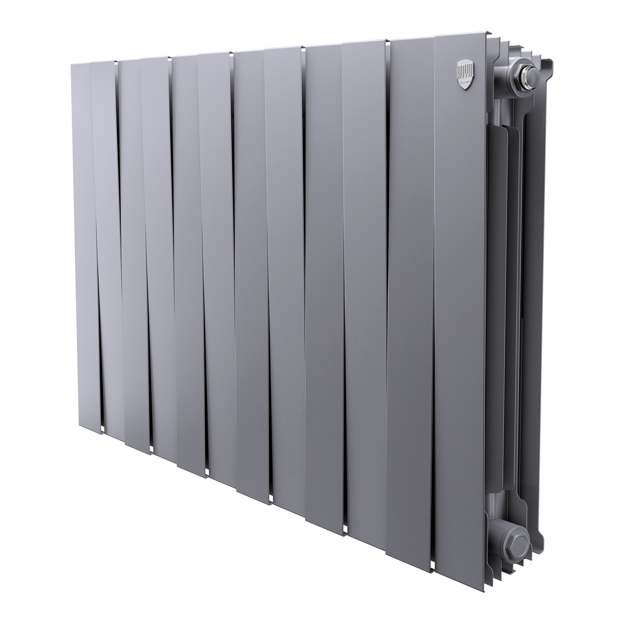 Радиатор биметаллический Royal Thermo PianoForte 500 Silver Satin - 12 секций