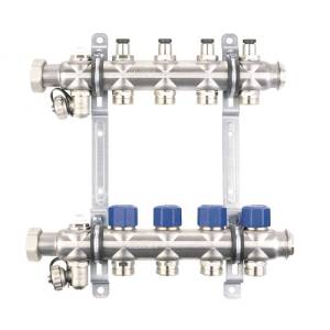 Коллекторная группа ELSEN НГ 1", 10 контуров 3/4" EK, нержавеющая сталь