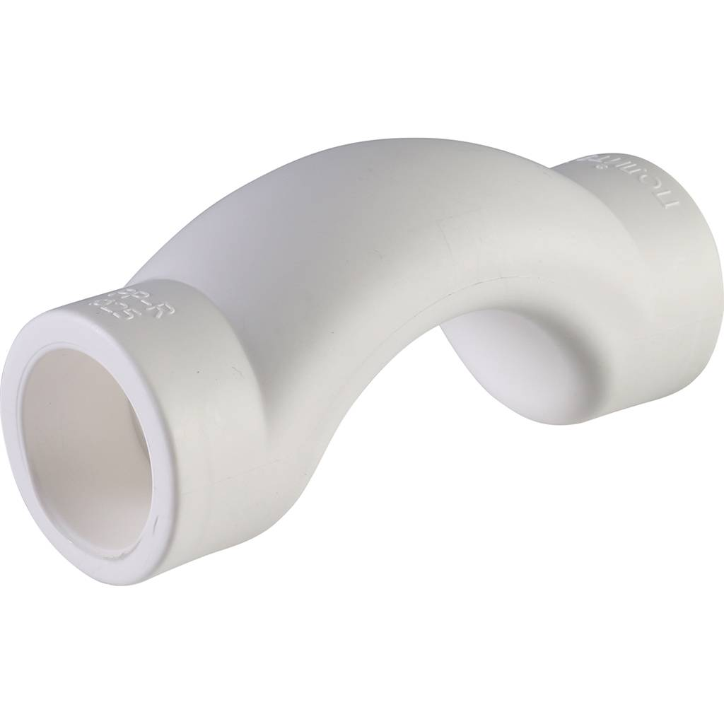 Обвод раструбный Политэк 25 для полипропиленовых труб (сварка) белый