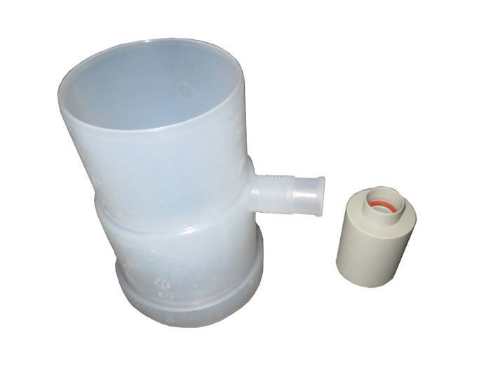 Vaillant Участок дымохода из жестких труб DN 80 РР со сливом конденсата