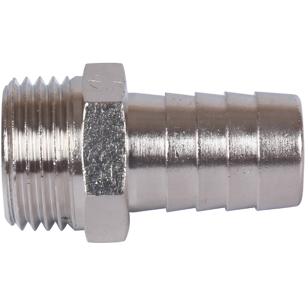 Штуцер STOUT 1/2"х16 НР (никелированный)