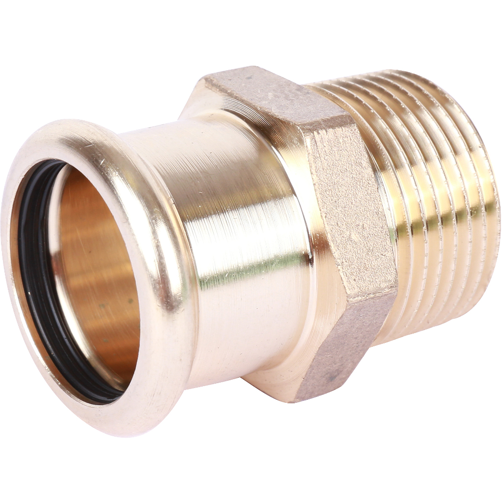 Ниппель Sanha 28x3/4 ВПр-НР переходной бронза 8243G