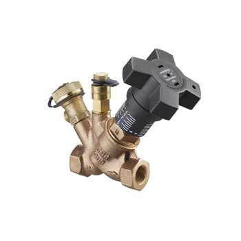 Регулирующий вентиль OVENTROP Hydrocontrol VTR DN50х2" ВР (с ниппелем КИП и шаровым краном)