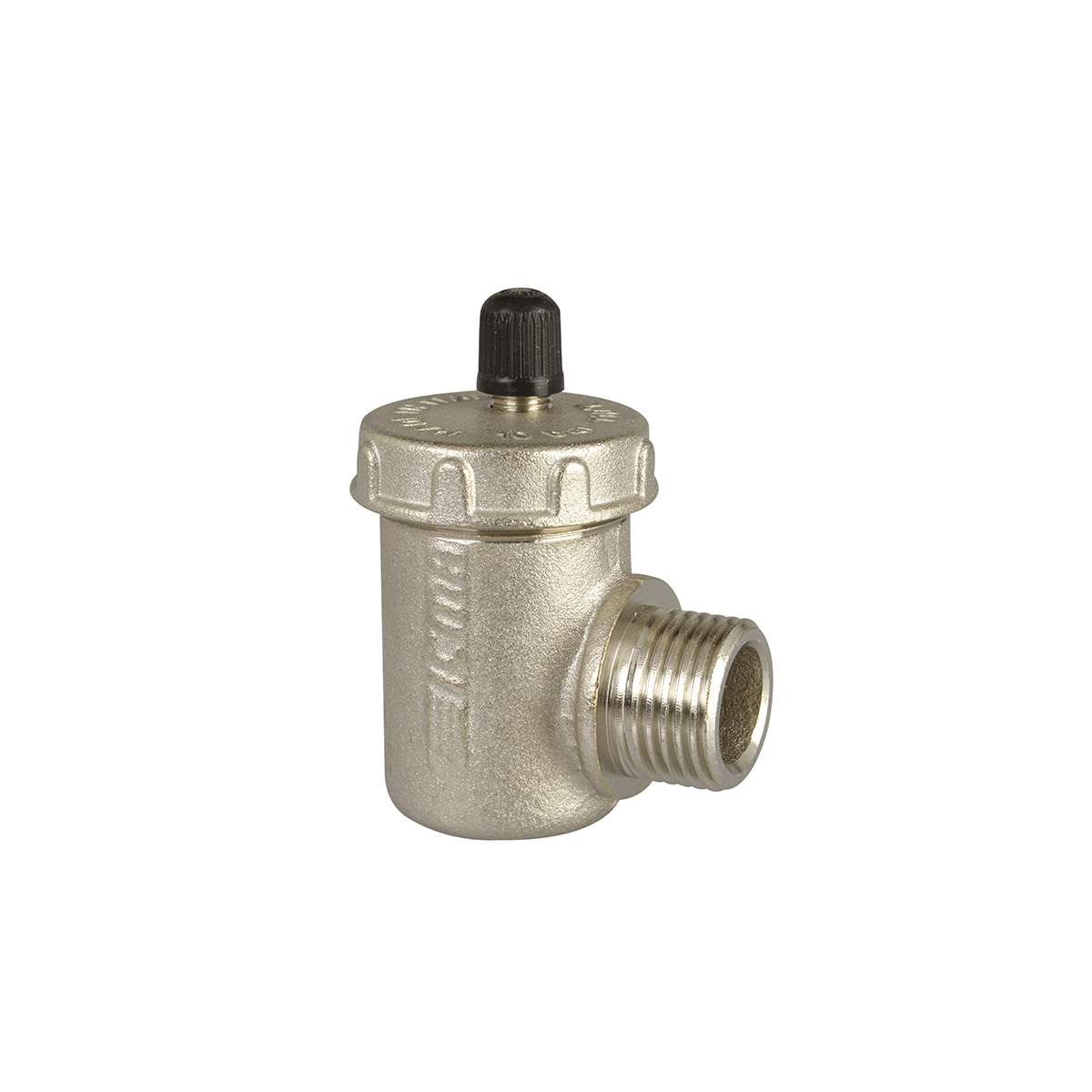 Воздухоотводчик автоматический Icma 715 Ду 15 Ру10 G1/2" НР угловой