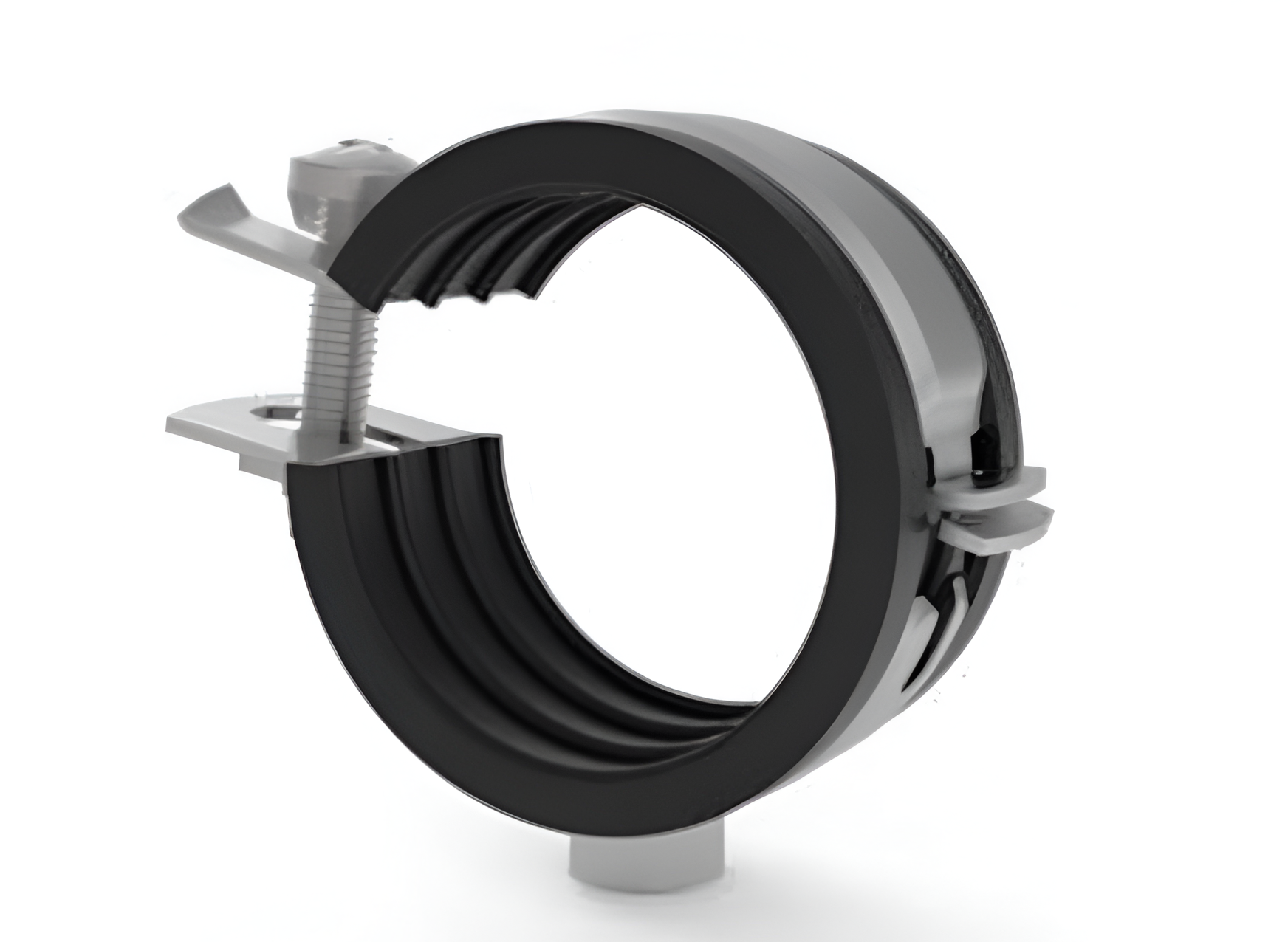 Хомут одновинтовой STOUT 1 1/4" для труб с гайкой М8