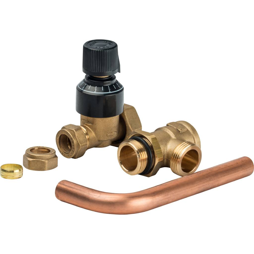 Байпас STOUT для насосно-смесительного узла SDG-0120-001000  SDG-0120-001002 (G 3/4” - Rp 3/4”)