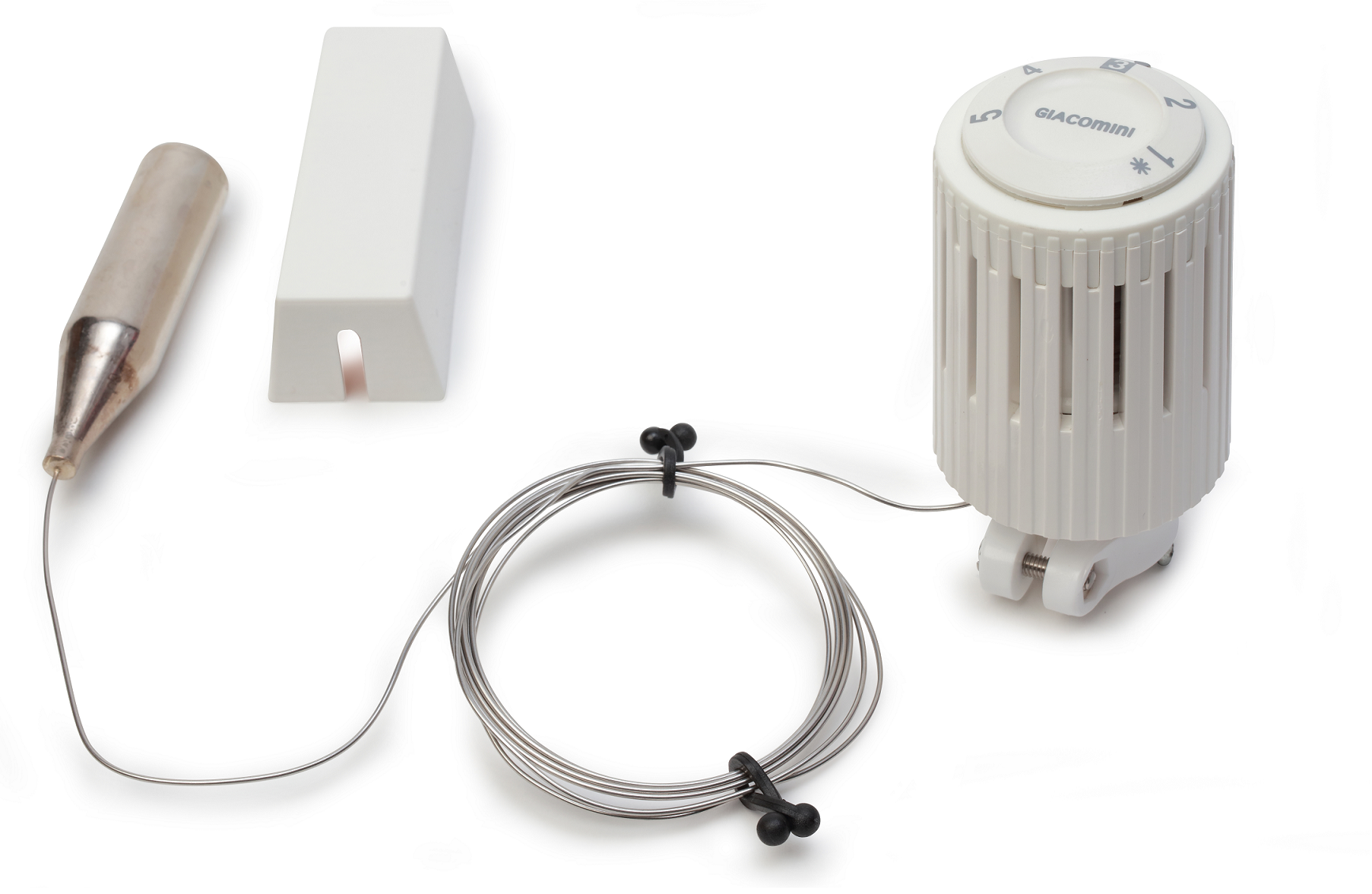 Термоголовка жидкостная Giacomini R462 соединение CLIP-CLAP с выносным датчиком (2м, 8-32°C)