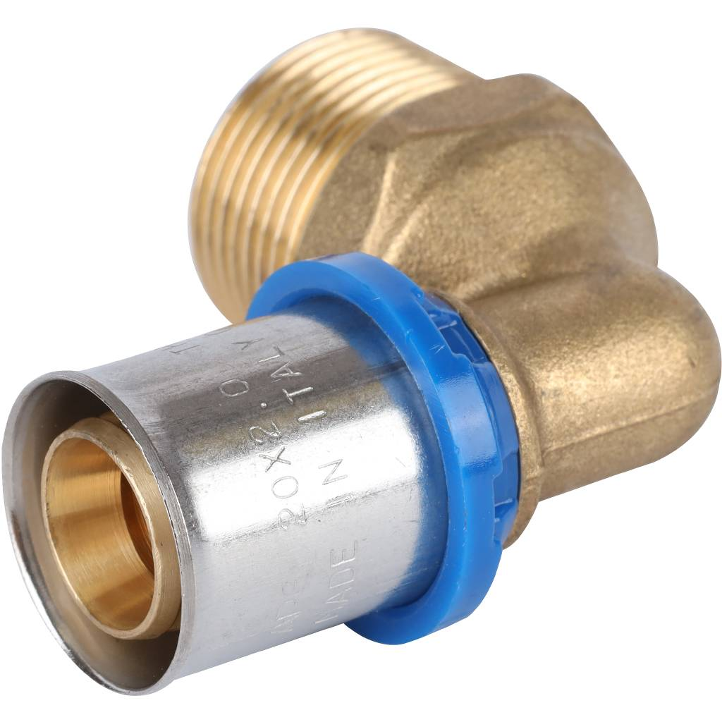 Угольник-переходник APE 3/4"x20 НР для металлопластиковых труб