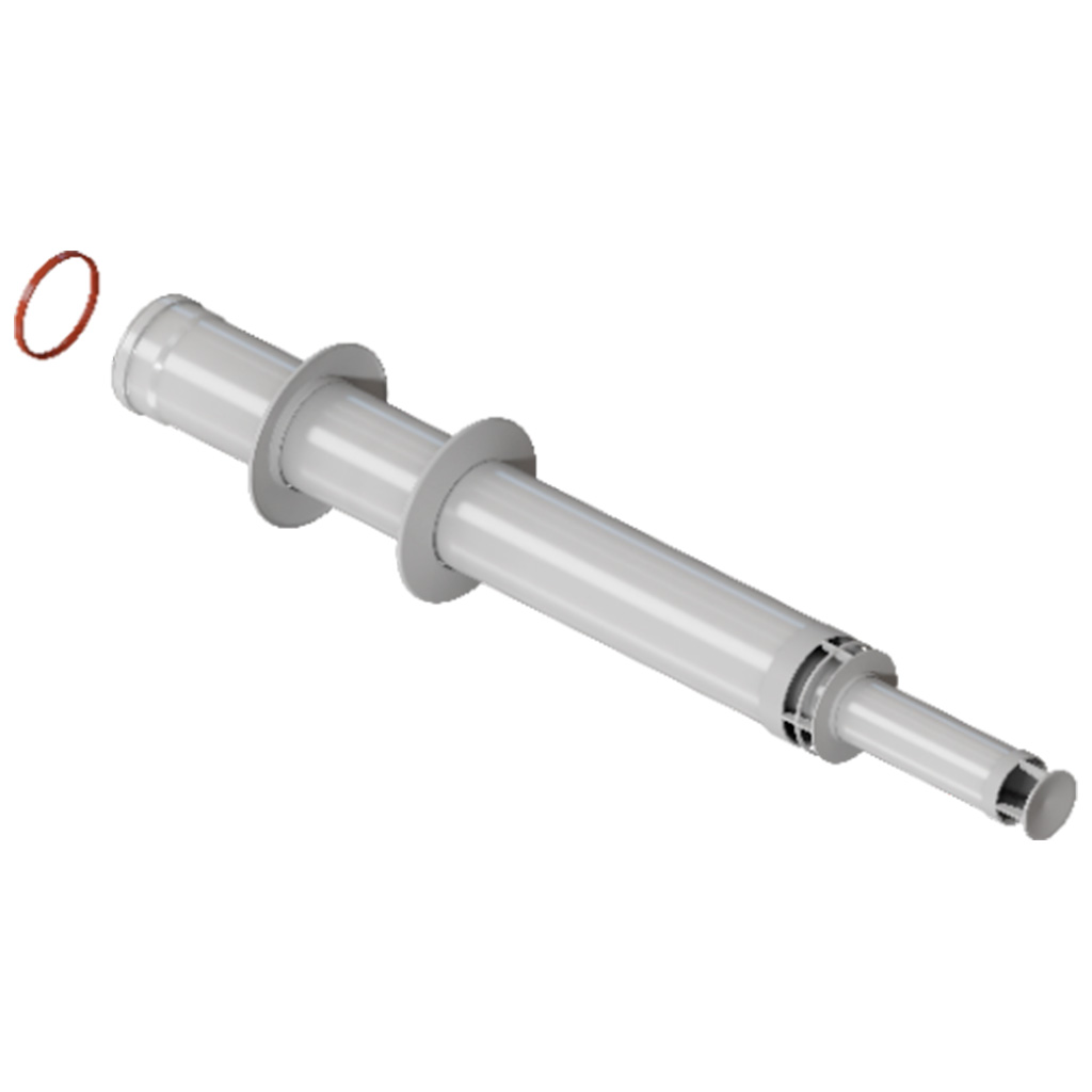 Труба с наконечником ROMMER АНТИЛЁД 60/100 L=1145мм (рабочая 1000мм)