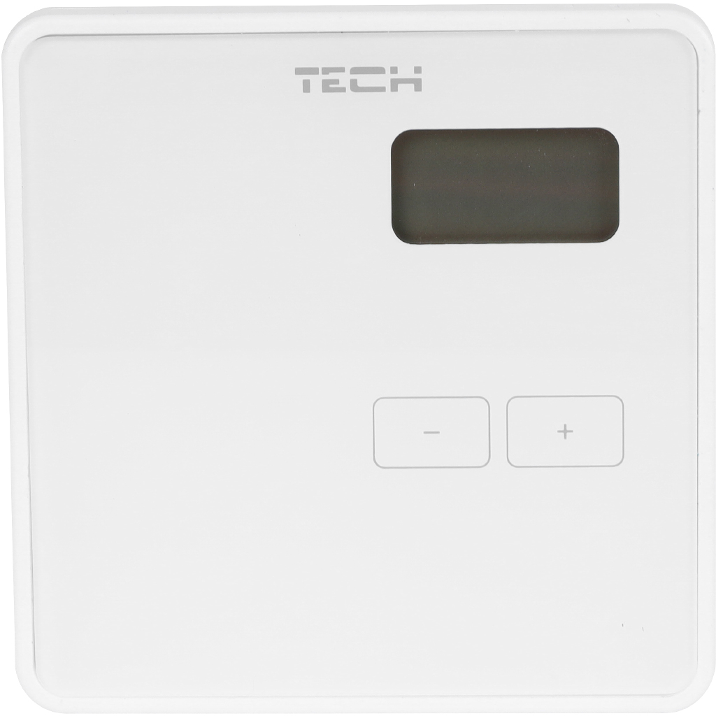 Терморегулятор TECH ST-294V1 проводной двухпозиционный комнатный (белый) для водяного теплого пола