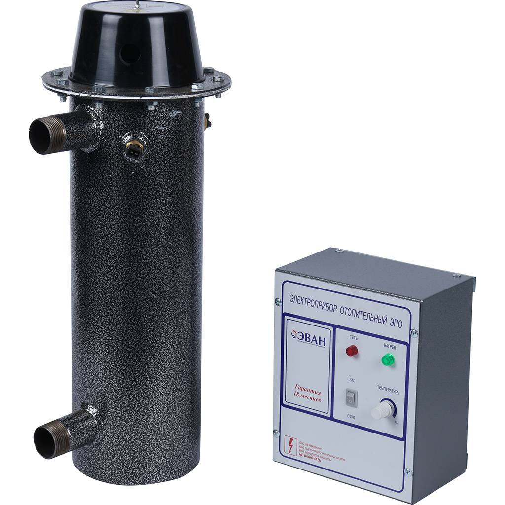 Напольный электрический котел ЭВАН ЭПО-9,45 380Вт класс Стандарт-Эконом с пультом управления