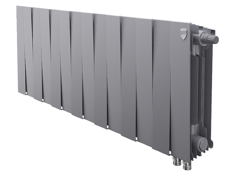 Радиатор биметаллический Royal Thermo PianoForte 300 /Silver Satin VDR x 14 секций