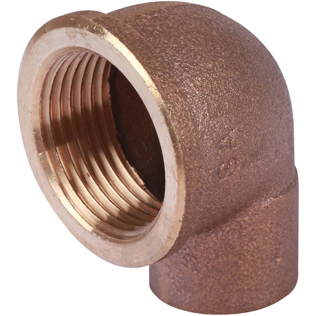 Угловой переход Sanha 22x1 ВП-ВР под пайку 4090g бронза