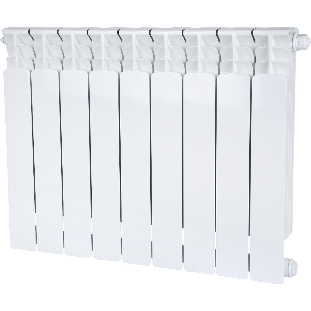 Радиатор биметаллический STOUT Space 500 x 9 секций (нижнее правое подключение)