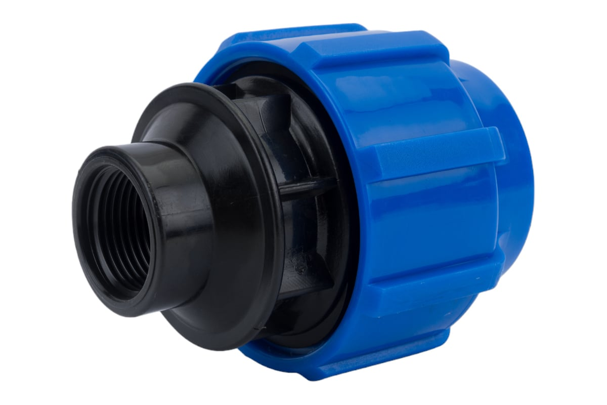 Муфта компрессионная ТПК-АКВА ПЭ Дн40х3/4" ВР