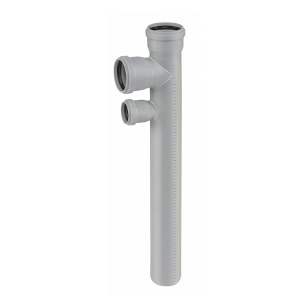 Крестовина Ostendorf SKDDAL 110х110х50х87° двухуровневая угловая левая (для бесшумной канализации)