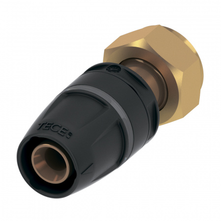 Соединение прямое TECE TECElogo 20х3/4 с накидной гайкой (бронза)