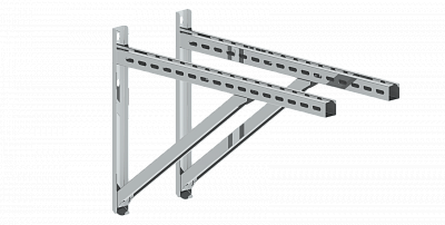 Стеновая консоль JEREMIAS DW-FU тип III L=750 мм с подпоркой