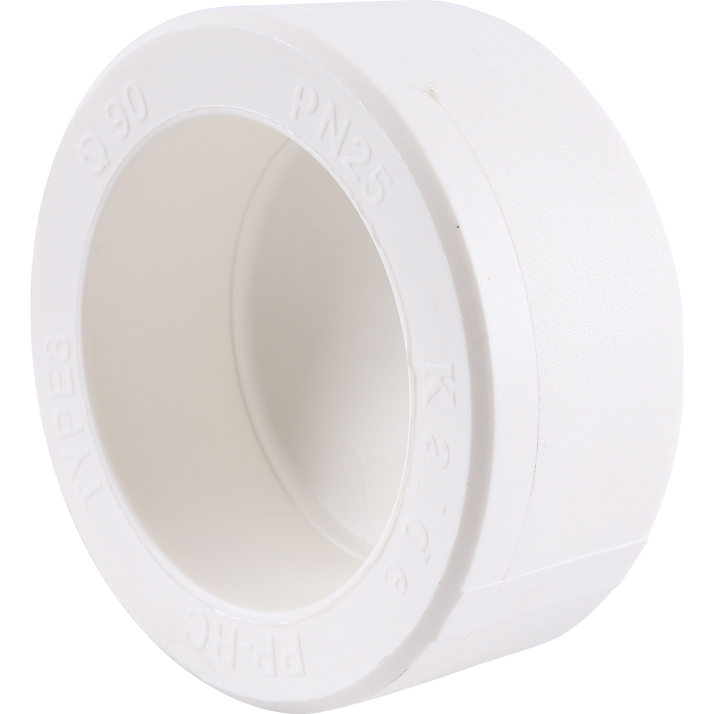 Kalde d=90 Заглушка для полипропиленовых труб под сварку (цвет белый)