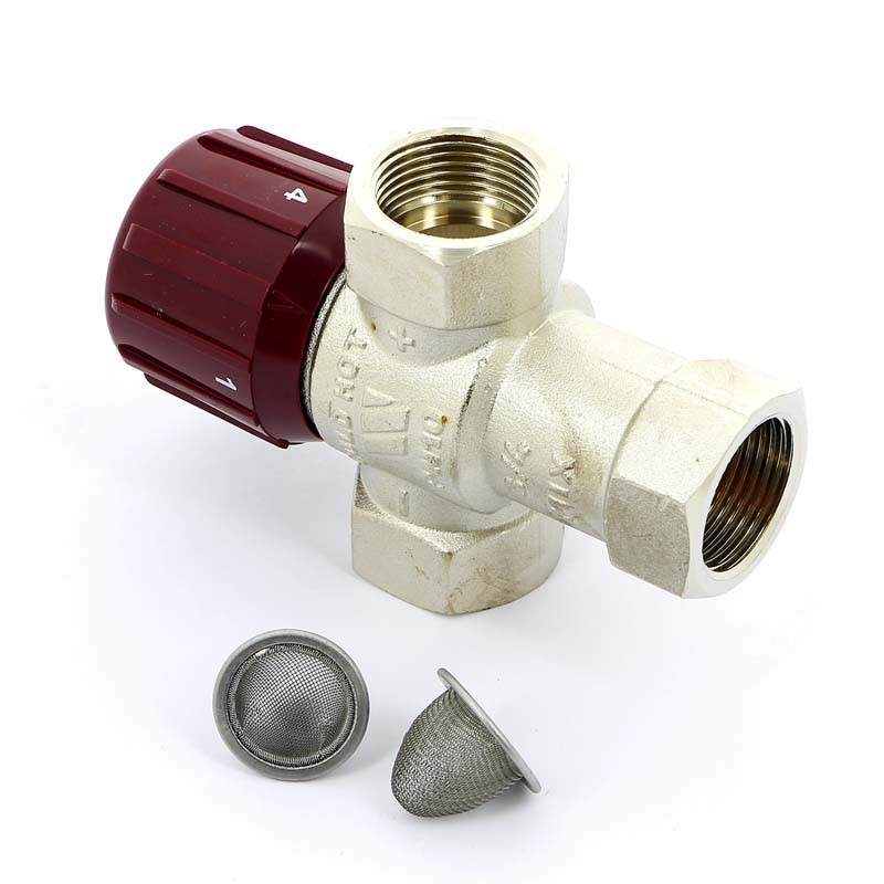 Термостатический смеситель Watts Aquamix AM6211C1 1"ВР 42-60°C