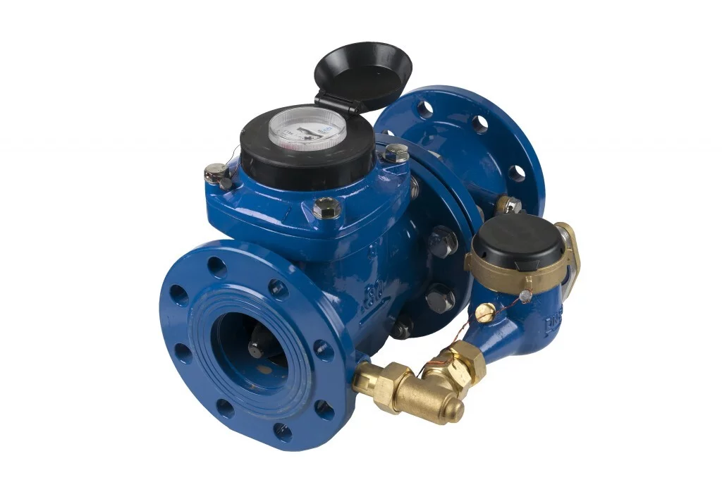 Счетчик холодной воды комбинированный Декаст СТВК-2 80/20 Ду80/20 Ру16 30°С L=370мм фланец