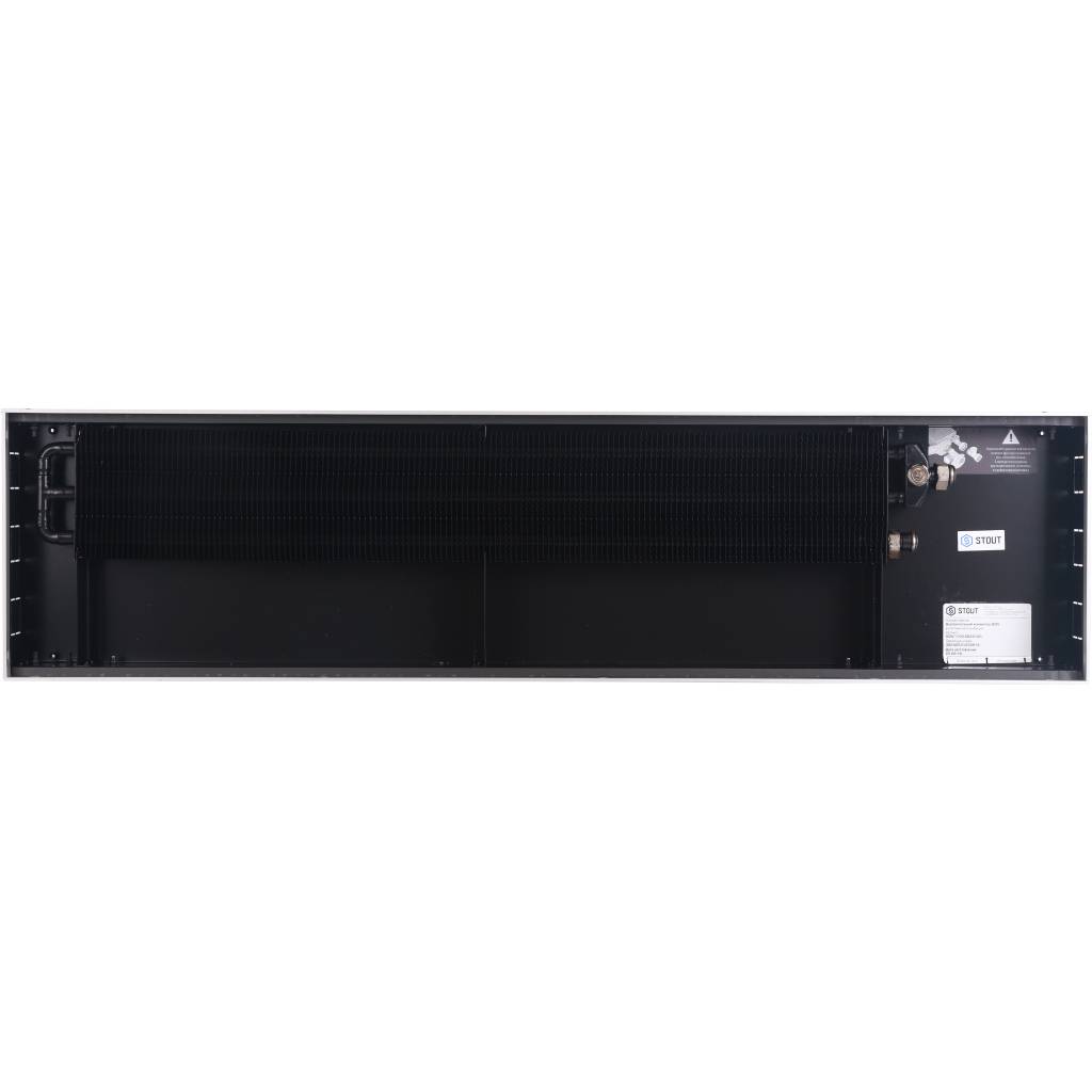 STOUT Конвектор внутрипольный SCN 80.300.1200 (Решётка роликовая, анодированный алюминий)