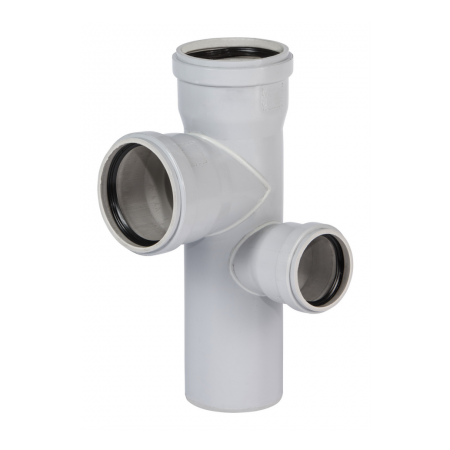 Крестовина Ostendorf SKEPL 110х75х110х87° двухуровневая угловая левая (для бесшумной канализации)