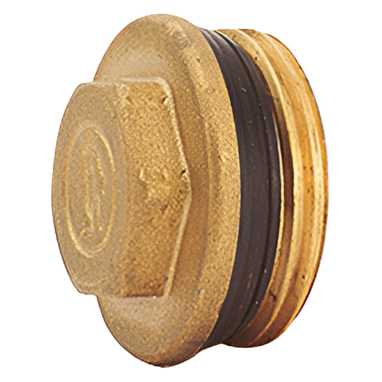 Пробка для коллектора Giacomini R592D 1" НР с герметичной прокладкой