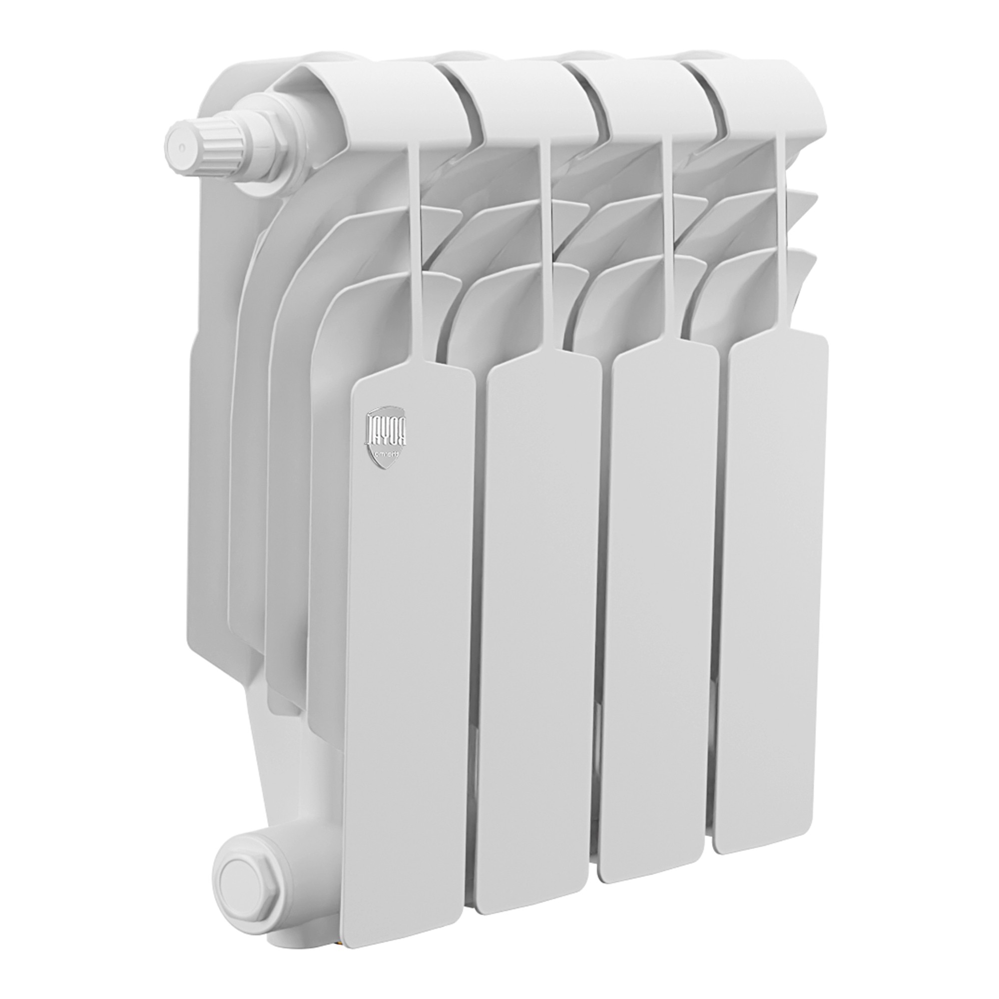 Радиатор биметаллический Royal Thermo Vittoria Super 300 VDL80 - 4 секции нижнее левое