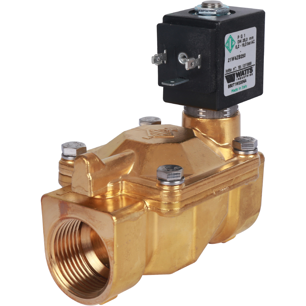 Watts 850T (850T1W220NA) Соленоидный клапан для систем водоснабжения 1" 230 B Н.О.