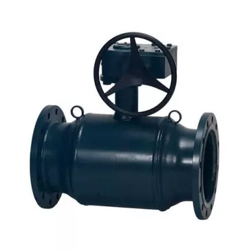 Кран шаровой Danfoss JIP Premium FF Ду250 Ру16 L=650мм с редуктором фланец