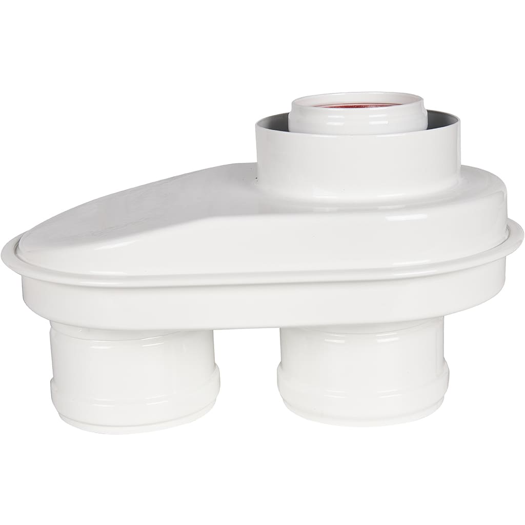 Адаптер ROMMER 80/80 моноблочный для перехода на двухтрубную систему (фланец и втулка D60 L=50)