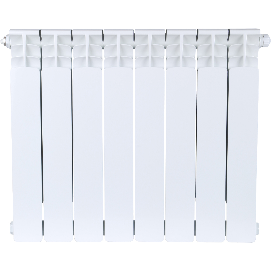 Радиатор биметаллический STOUT Space 500 x 8 секций (нижнее правое подключение)