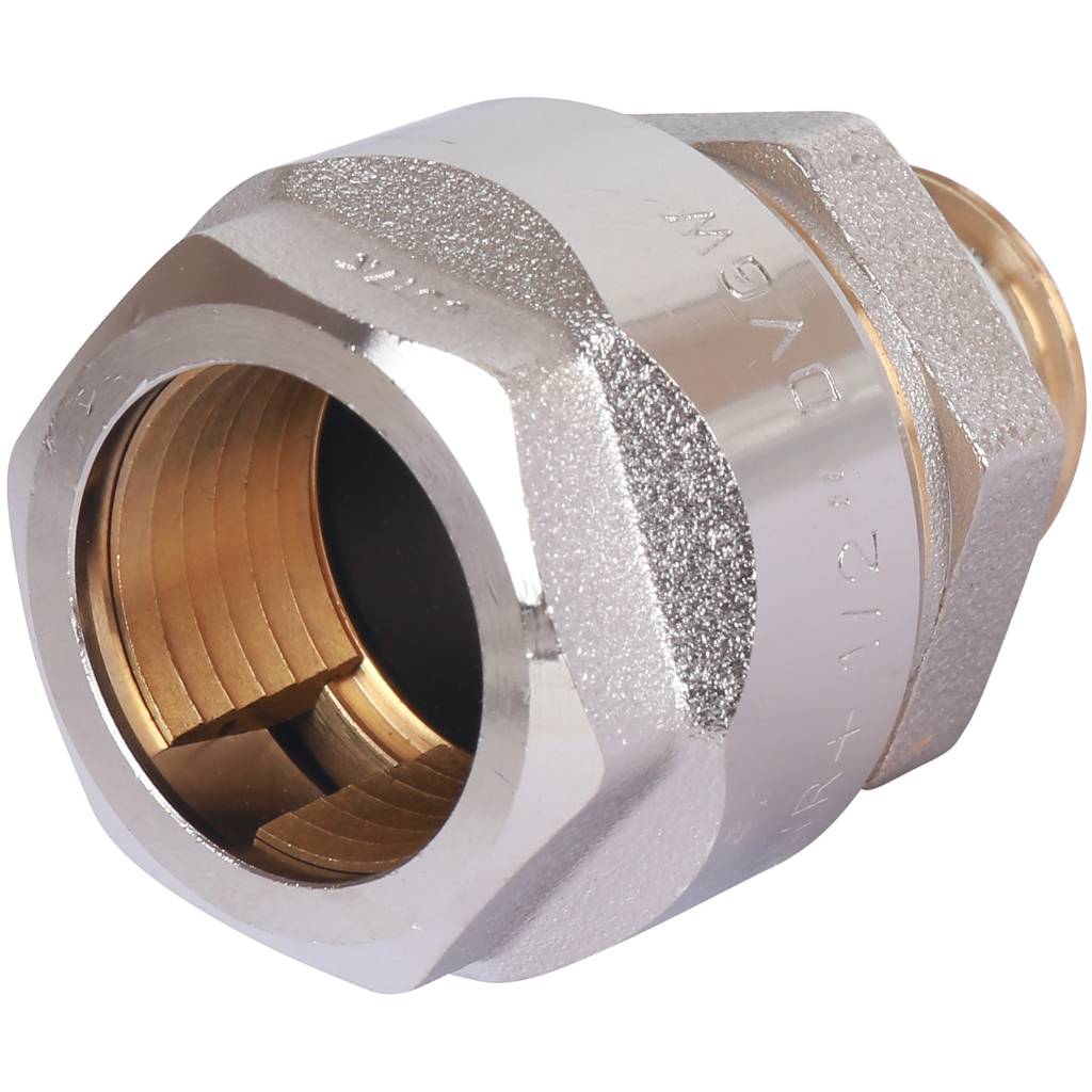 Обжимное соединение Simplex PLUS DVGW 1/2"х1/2" НР