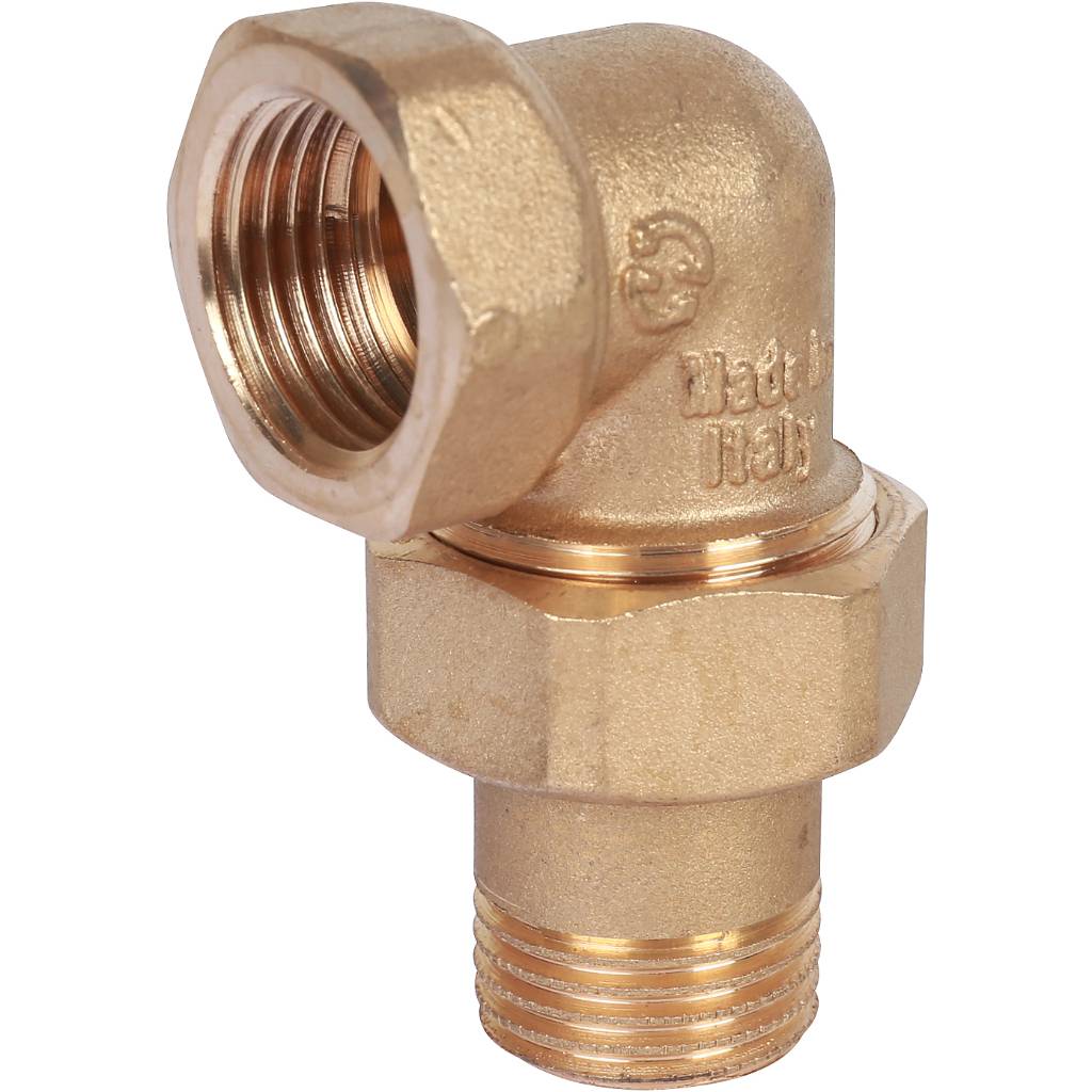 Разъемное соединение американка STOUT 1/2" угловое ВН