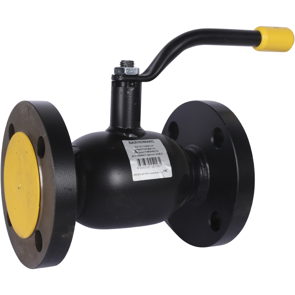 Кран шаровой BROEN Ballomax DN 40 PN 40 фланцевый полнопроходной КШТ 60.113.040.А.40