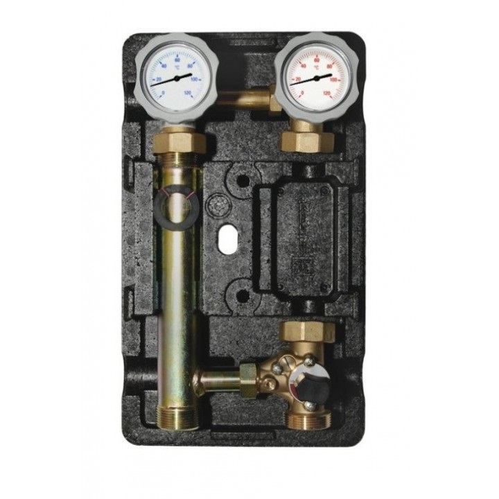 Насосная группа Meibes MK 1" без насоса со смесителем (подача справа)