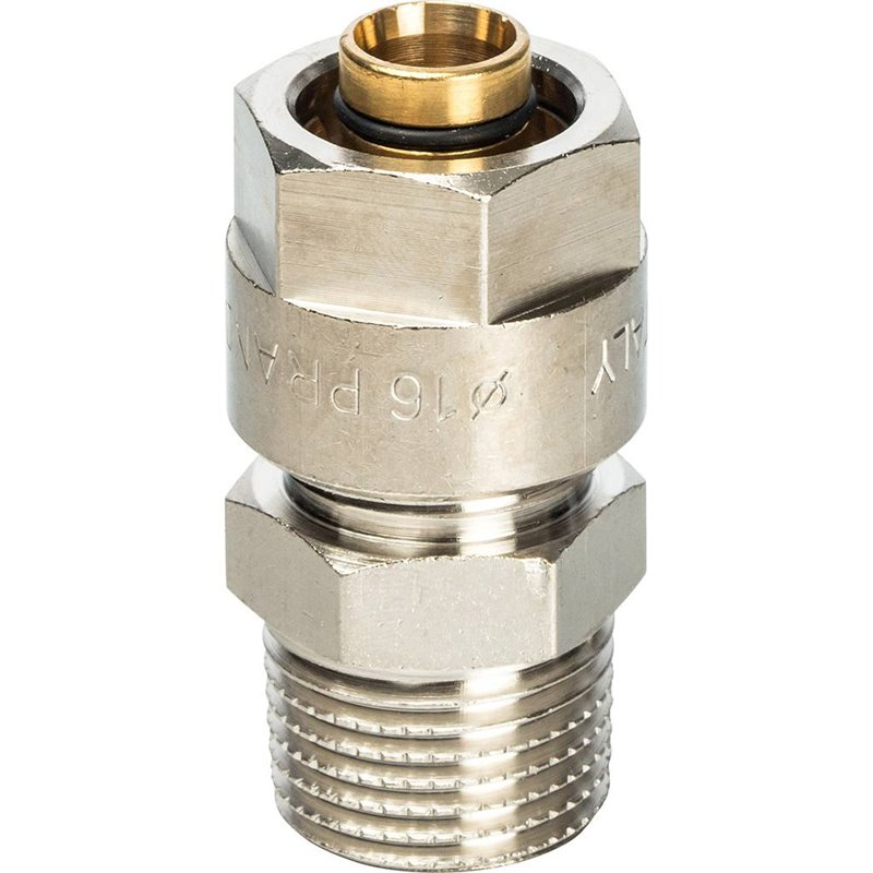 Муфта Prandelli Multyrama 16х2,0х1/2" НР для металлопластиковых труб