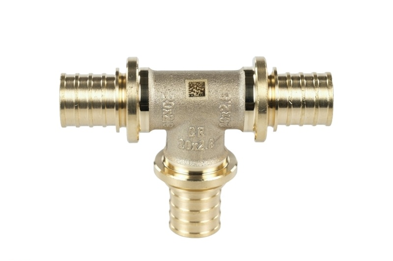 Тройник равнопроходной РЕХАУ RAUTITAN 50х50х50 MX (DZR латунь)