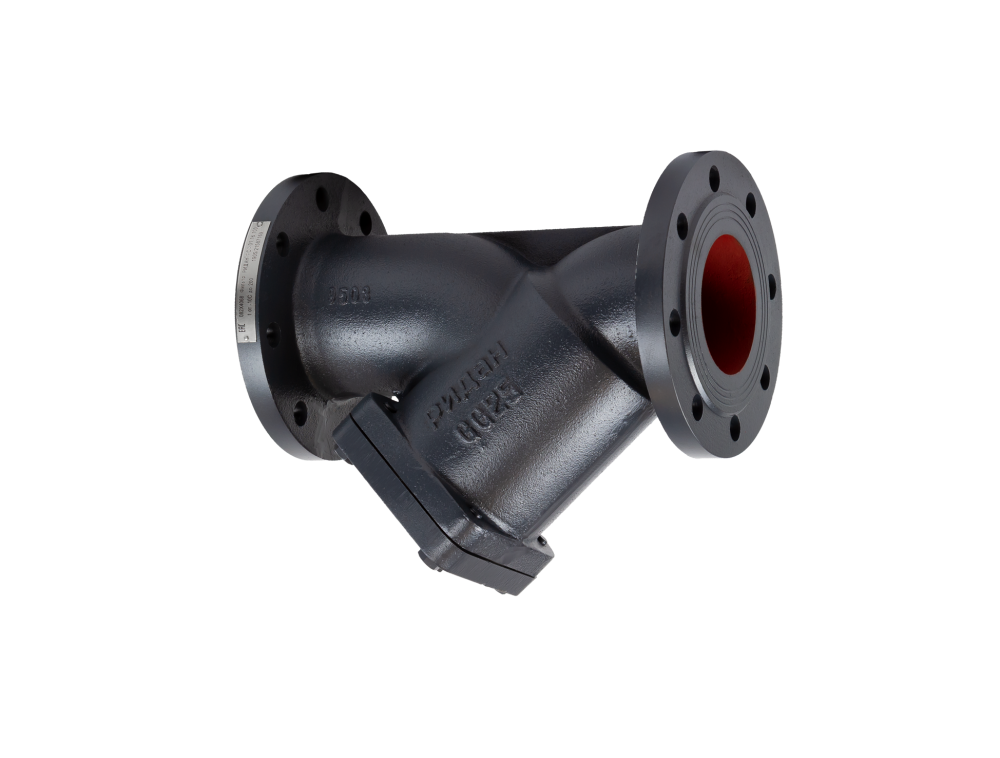 Фильтр сетчатый Ридан ФСФ DN15 PN16 Y-образный фланцевый (чугун)