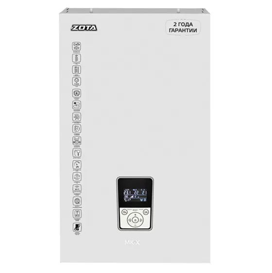 Настенный электрический котел ZOTA MK-X 15 (15 кВт 380В, одноконтурный)