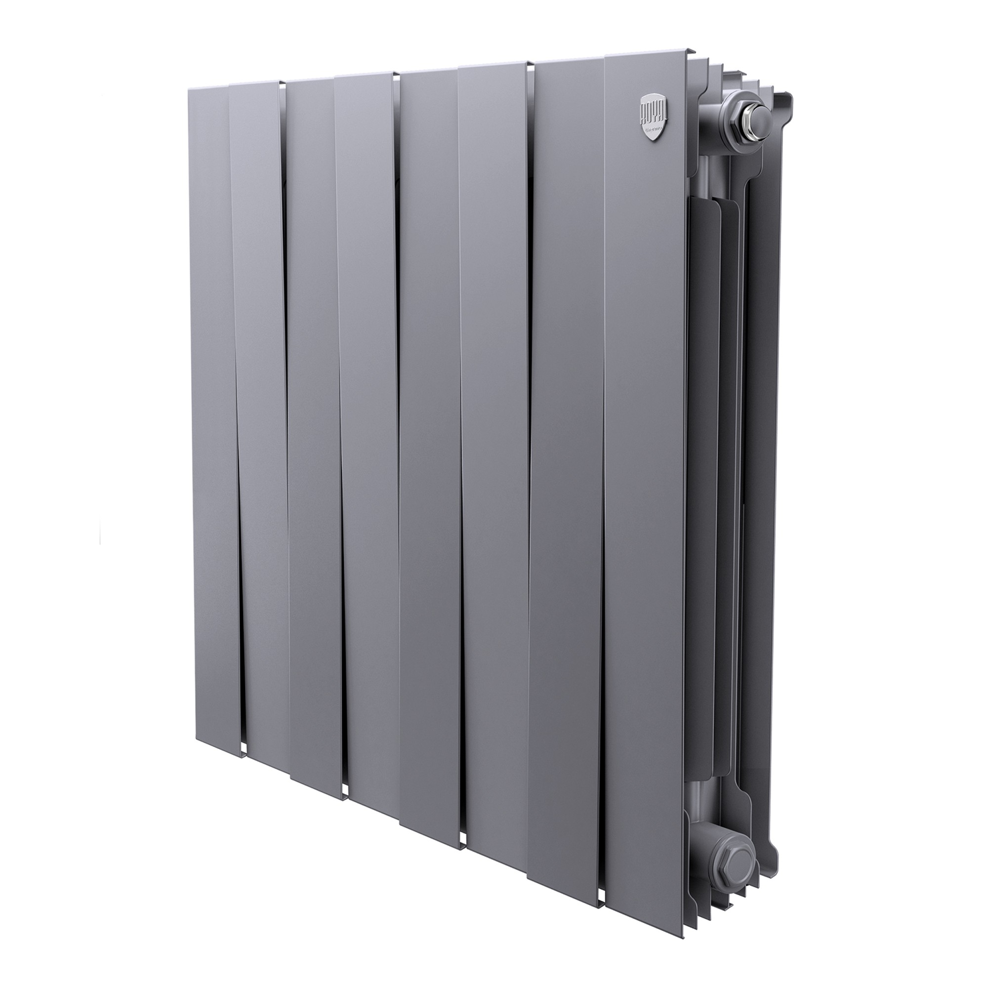 Радиатор биметаллический Royal Thermo PianoForte 500 Silver Satin - 8 секций