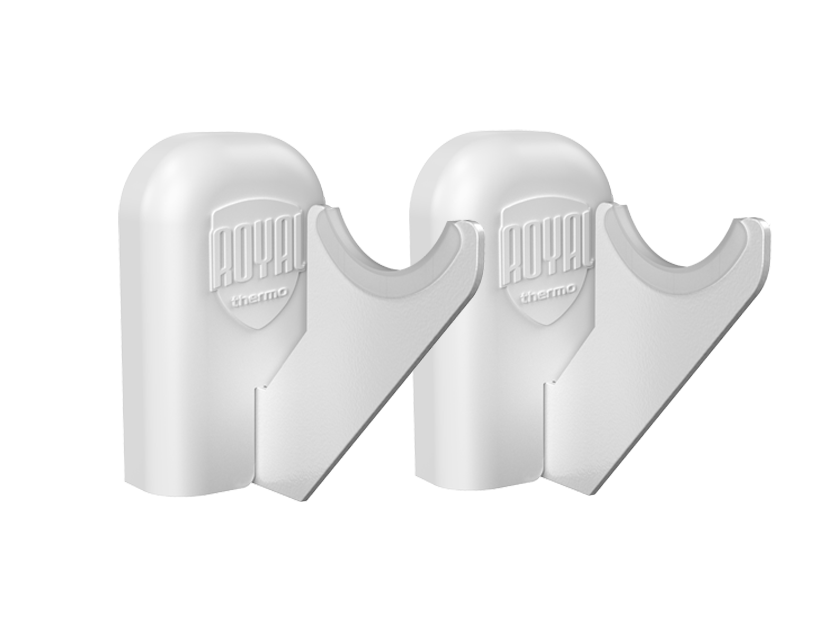 Комплект настенных регулируемых кронштейнов Royal Thermo Design 100 (белый)