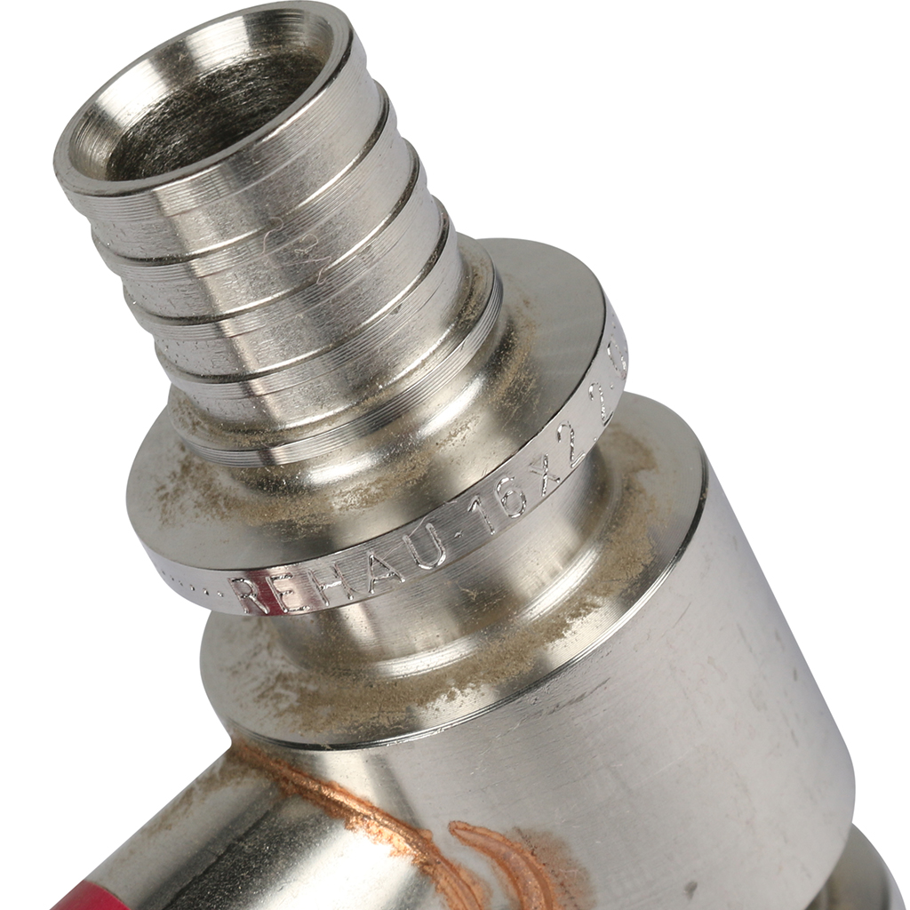 REHAU RAUTITAN Трубка Т-образная для подключения к отопительному прибору 16/500