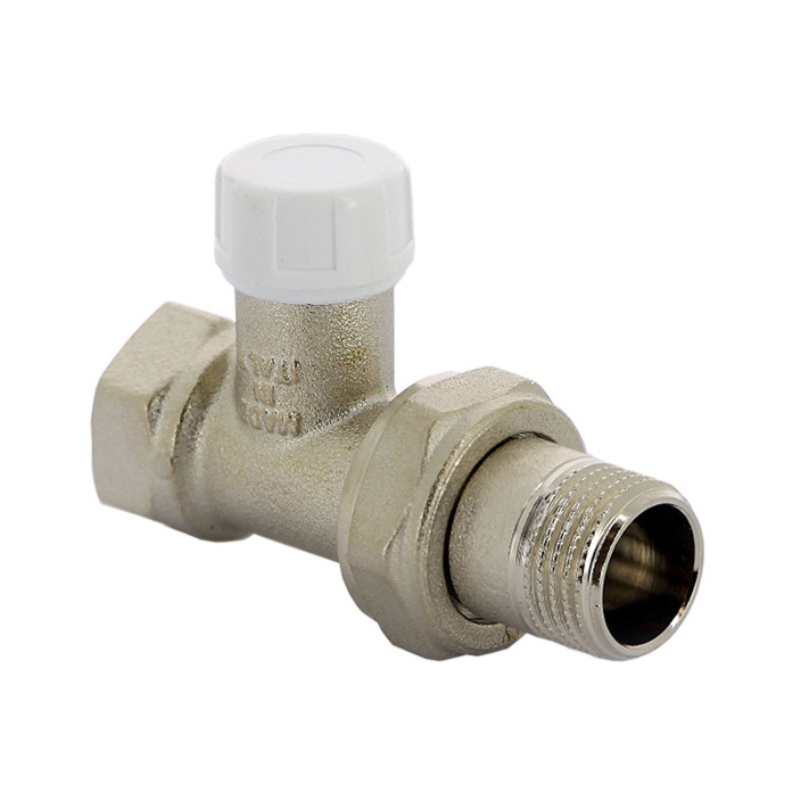 Вентиль обратный UNI-FITT НВ 3/4 никелированный с разъёмным соединением